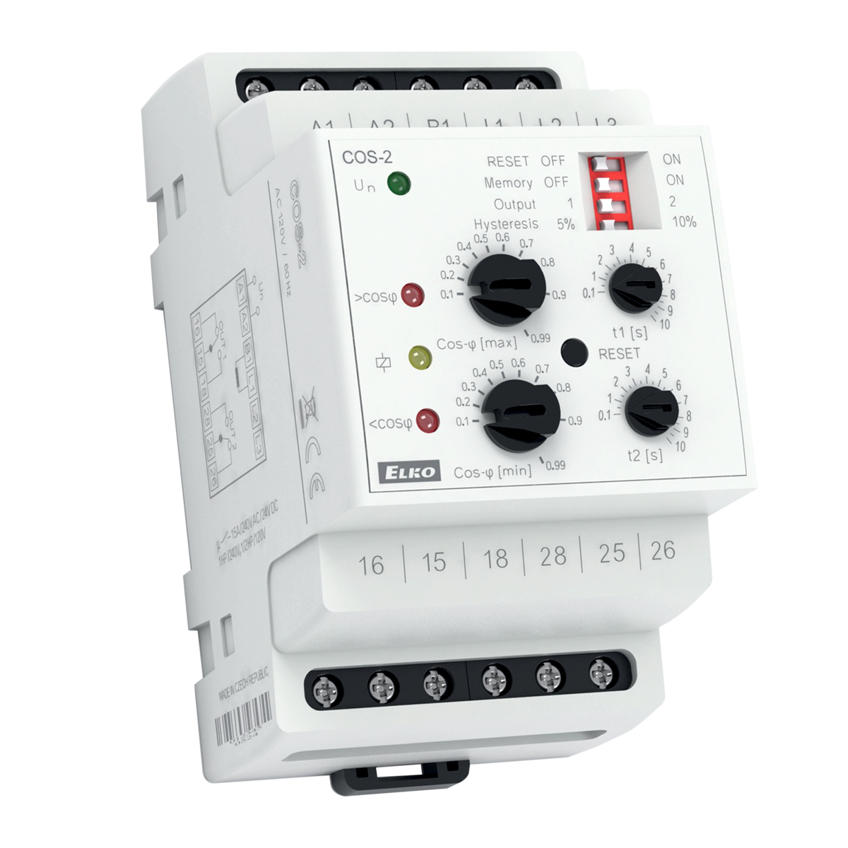 Реле контроля коэффициента мощности COS-2