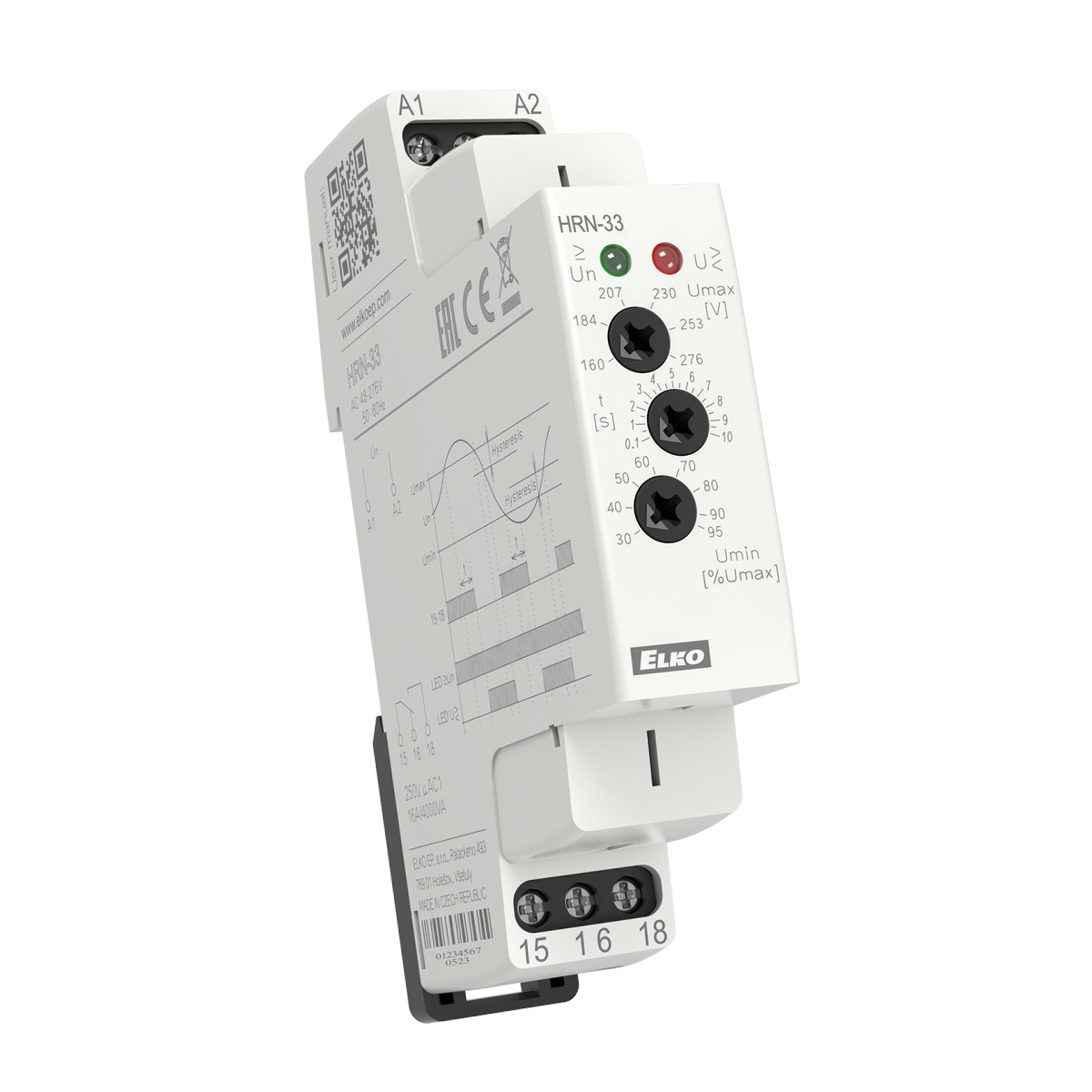 Реле контроля напряжения HRN-33