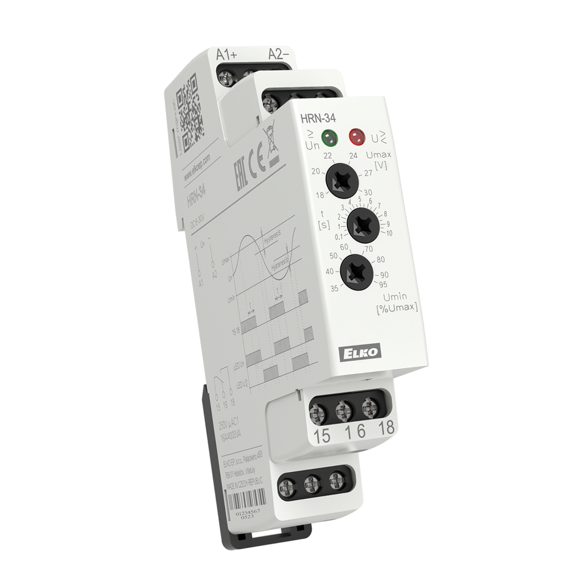 Реле контроля напряжения HRN-34