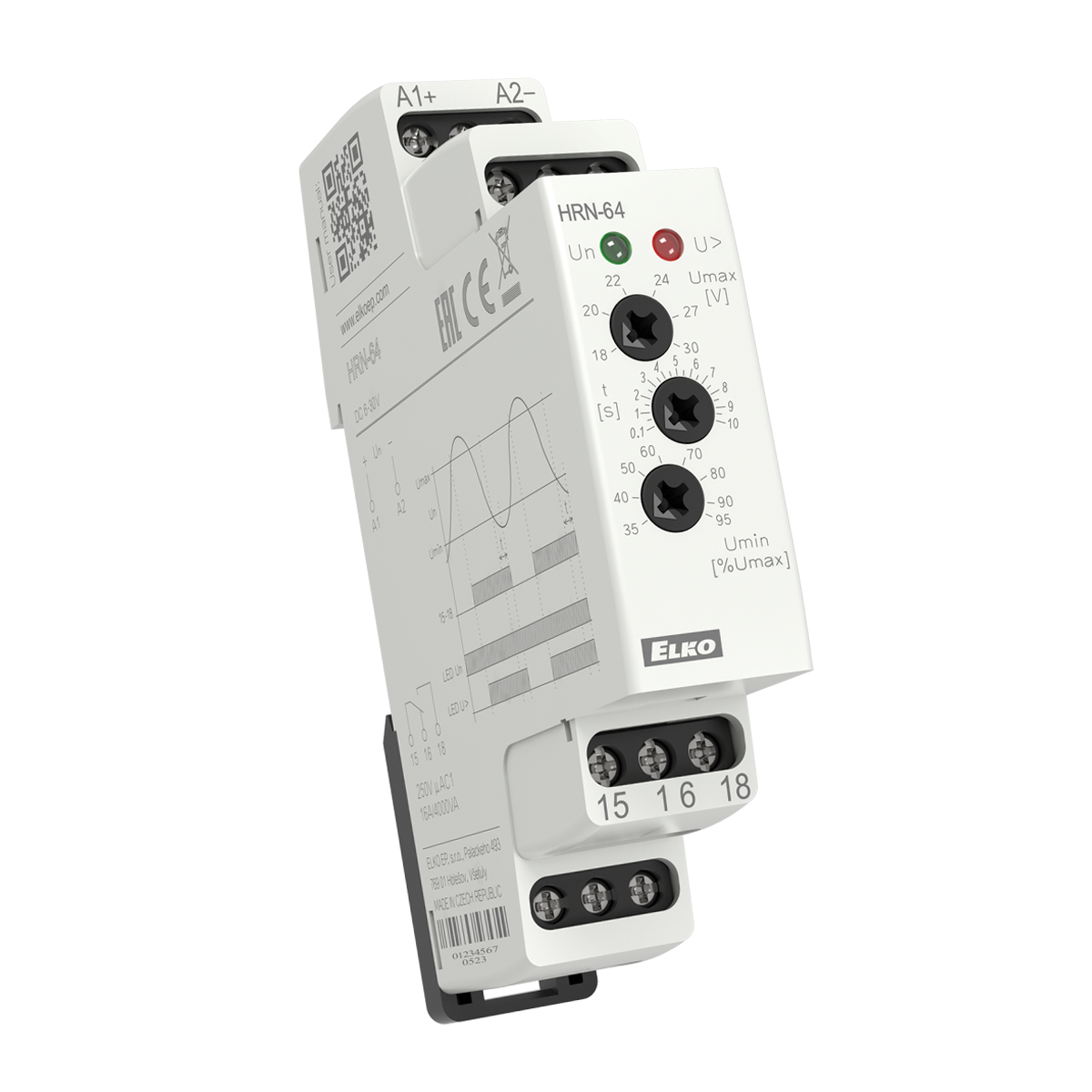 Реле контроля напряжения HRN-64